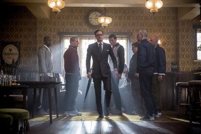 Dressed to kill: Colin Firth in &lsquo;Kingsman: The Secret Service.&rsquo;