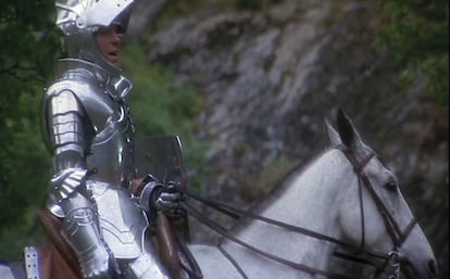 Nicholas Clay como Lancelot en 'Excalibur'.