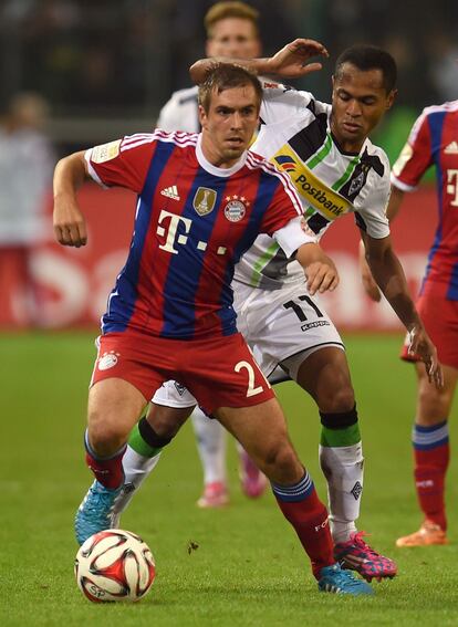 Lahm, capitán del Bayern ganador de la Bundesliga, y capitán de la Alemania proclamada campeona del mundo. Anunció en julio su retirada de la selección, tras haber disputado 113 encuentros con la Mannschaft.