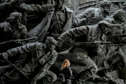 Monumento dedicado a la Segunda Guerra Mundial en el Museo Nacional de Historia de Ucrania en Kiev.