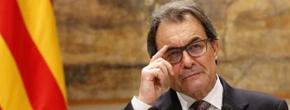 Artur Mas, presidente de la Generalitat de Catalu&ntilde;a.