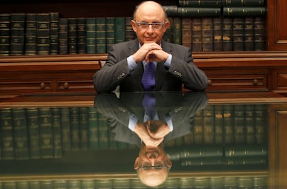 Montoro en su segunda etapa como ministro de Hacienda, en 2014. 