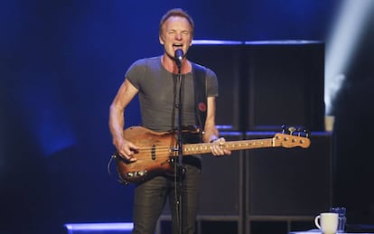 Concierto de Sting ayer en el Teatro Real.. 