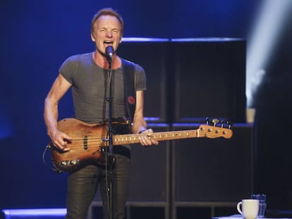 Concierto de Sting ayer en el Teatro Real.. 