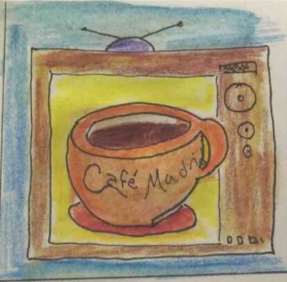 Viñeta del programa Café desde Madrid.