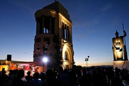 Celebración de <i>Las noches bárbaras</i> en la terraza del Círculo de Bellas Artes el año pasado.