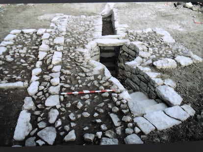 Plot C of the archaeological site of Marroquíes Bajos, in an image from the Jaén City Hall.