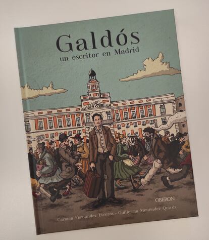 Novela gráfica 'Galdós, un escritor en Madrid'.