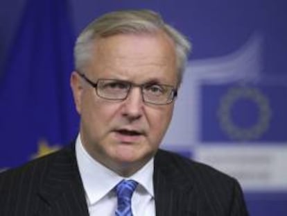 El vicepresidente económico de la Comisión Europea (CE), Olli Rehn. EFE/Archivo