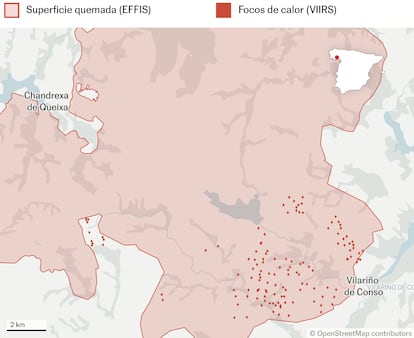 Chandrexa de Queixa (Requeson y Parafita) y Vilariño de Conso-Mormentelos
