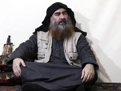 Abubaker al Bagdadi, en abril de 2019.