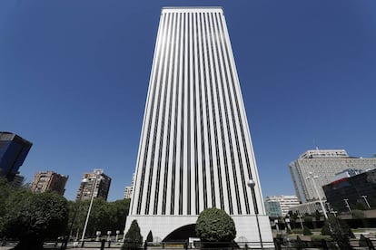 Torre Picasso en Madrid, uno de los inmuebles gestionados por Pontegadea inmobiliaria