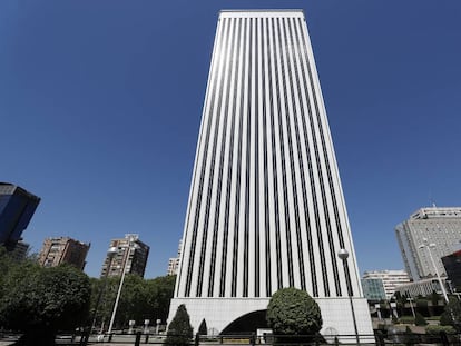 Torre Picasso, en Madrid, donde tiene su sede Google Spain.