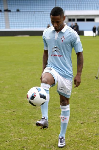 Claudio Beauvue, el lunes en su presentación.