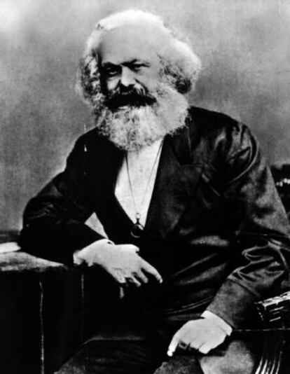 Karl Marx, en Londres en 1875.