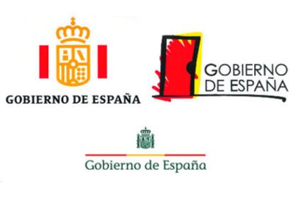 Dos de los logotipos presentados y, abajo, el diseño ganador.