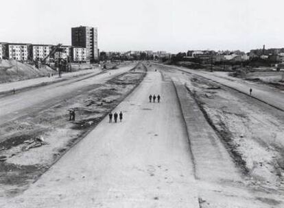 Explanada de la futura M-30.