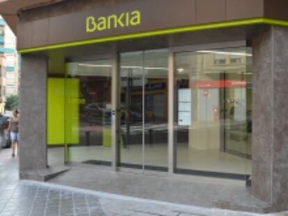 Imagen de la nueva sucursal de Bankia.