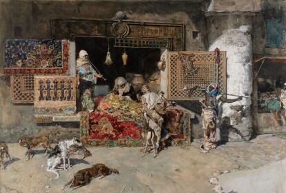 Marià Fortuny: 'El vendedor de tapices', Museo de Montserrat