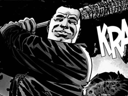 El personaje de Negan en el c&oacute;mic de &#039;The Walking Dead&#039;.