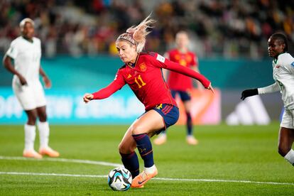 Alexia Putellas, durante el partido.  