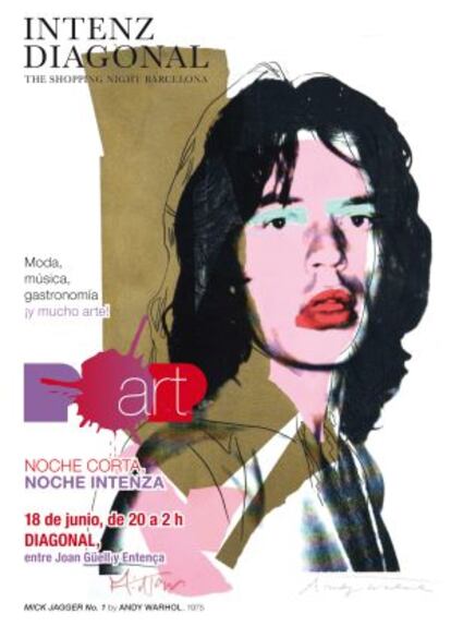 El cartel de la Shopping Night.