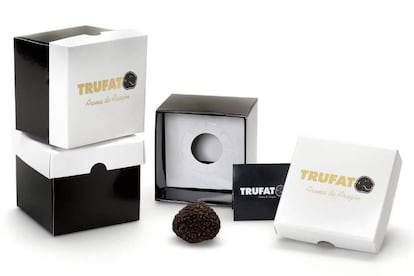 CAJAS DE LA MARCA TRUFATO EN LAS QUE SE COMERCIALIZAN LAS TRUFAS