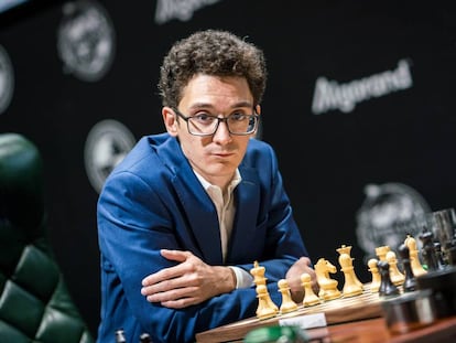 Caruana, hace un mes, en el Torneo de Candidatos de Yekaterimburgo (Rusia)