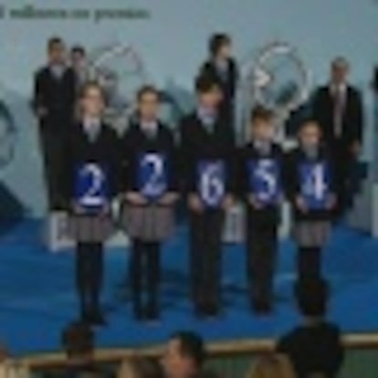 PRIMER PREMIO DE LA LOTERÍA DEL NIÑO