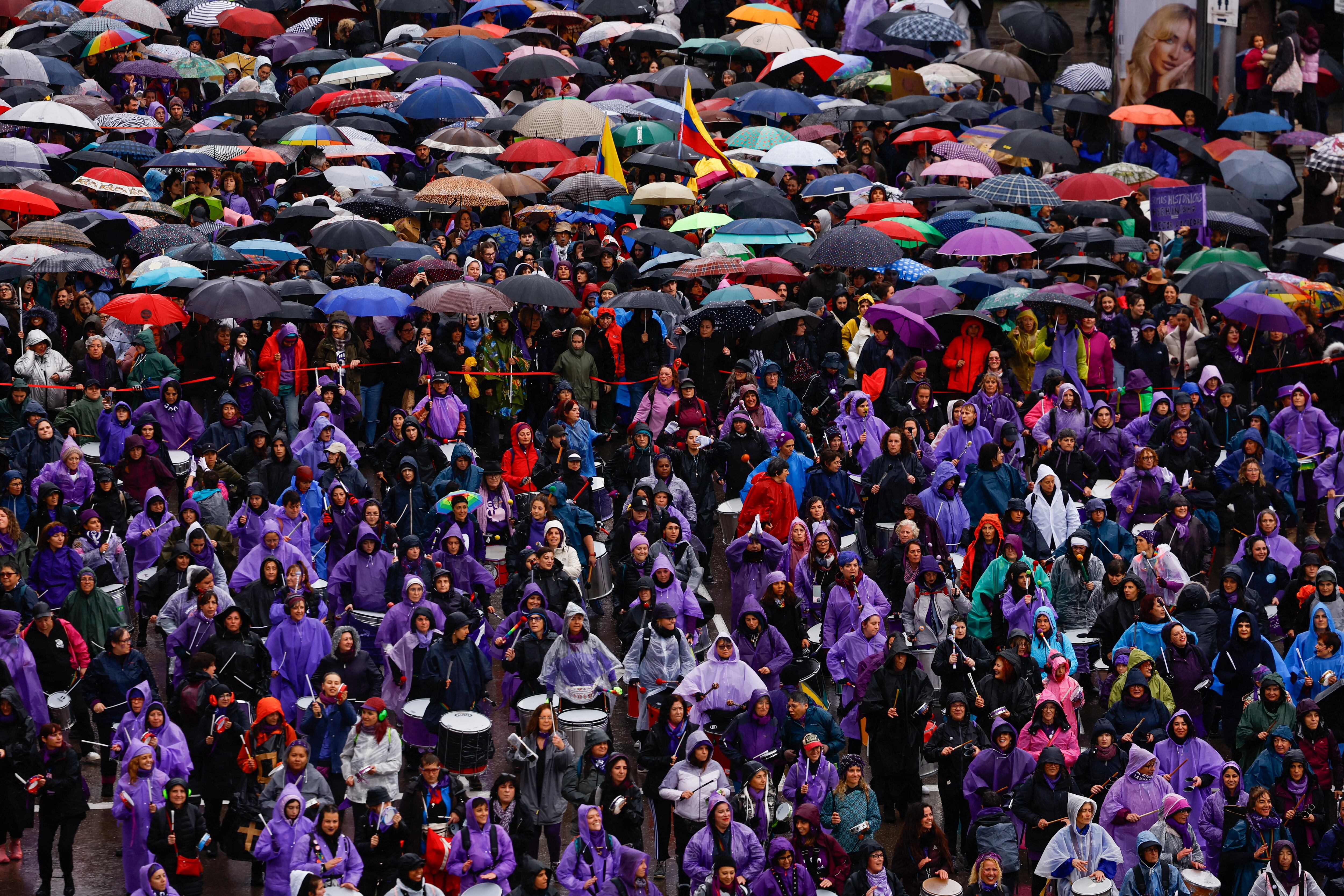 8M en España: Las manifestaciones del Día de la Mujer, en imágenes