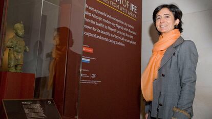 Paloma Botín, en 2010, durante una presentación en el British Museum organizada por la Fundación Botín.