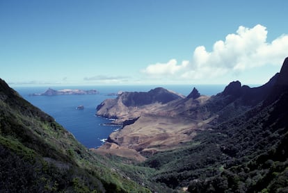 La isla Robinson Crusoe, en el archipiélago chileno de Juan Fernández.