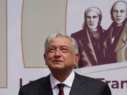 El presidente mexicano, Andrés Manuel López Obrador, el pasado 12 de abril en Ciudad de México.