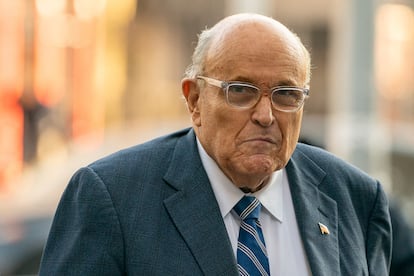 El exalcalde de Nueva York Rudy Giuliani en una imagen de archivo de enero de este año. 