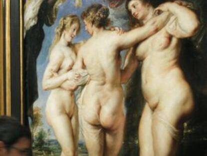 'Las tres gracias', de Rubens, en el Museo del Prado.