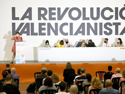 El Bloc inicia su octavo congreso nacional con el discurso de la secretaria general saliente y candidata a la reelección, Àgueda Micó.