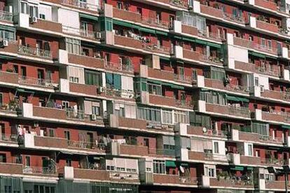 Bloque de viviendas en el barrio de la Concepcin de Madrid.