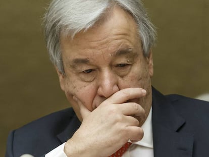 António Guterres, secretario general de las Naciones Unidas