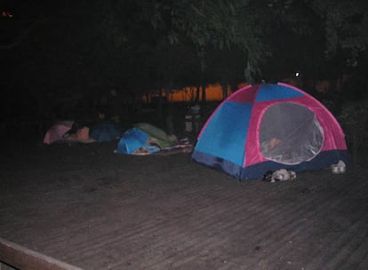 Tiendas de campaña para pasar la noche