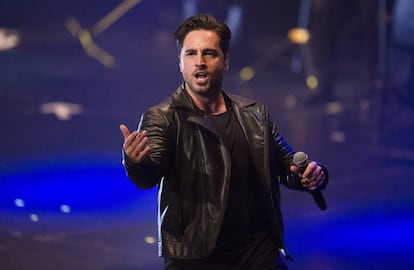 David Bustamante durante su actuación en Santander en mayo del año pasado.