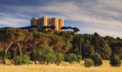 Castillo del Monte, declarado patrimonio mundial por la Unesco y situado en la región italiana de la Puglia.