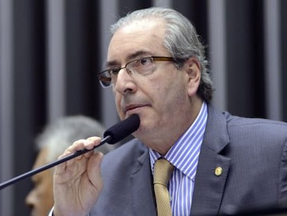 Cunha durante a sess&atilde;o desta quinta-feira