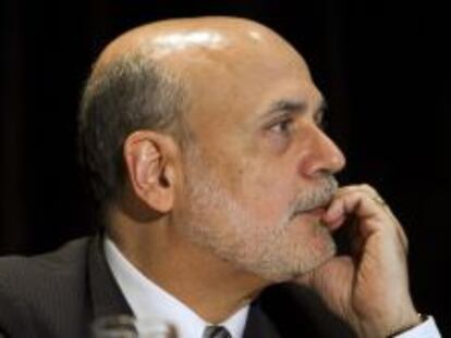 El presidente de la Fed, Ben Bernanke.