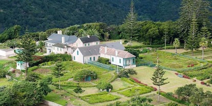 Longwood House, la casa del confinamiento de Napoleón en Santa Helena, en la actualidad.