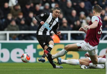 Un partido del Newcastle en febrero.