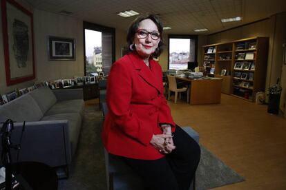 Rebeca Grynspan, secretaria general iberoamericana, en la sede de la institución en Madrid.