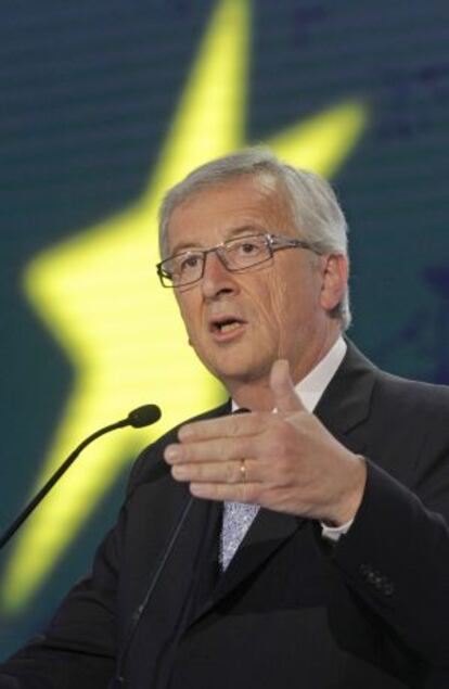 Juncker, el pasado viernes, en un encuentro con la prensa.