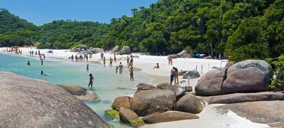 Praia do Campeche, em Florianópolis, destino preferido dos argentinos.