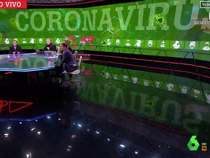 Imagen de 'Al rojo vivo', programa conducido por Ferreras, este lunes.