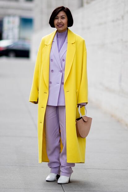 WGSN ya sabía hace mucho que el lila y el amarillo serían los colores de la temporada.